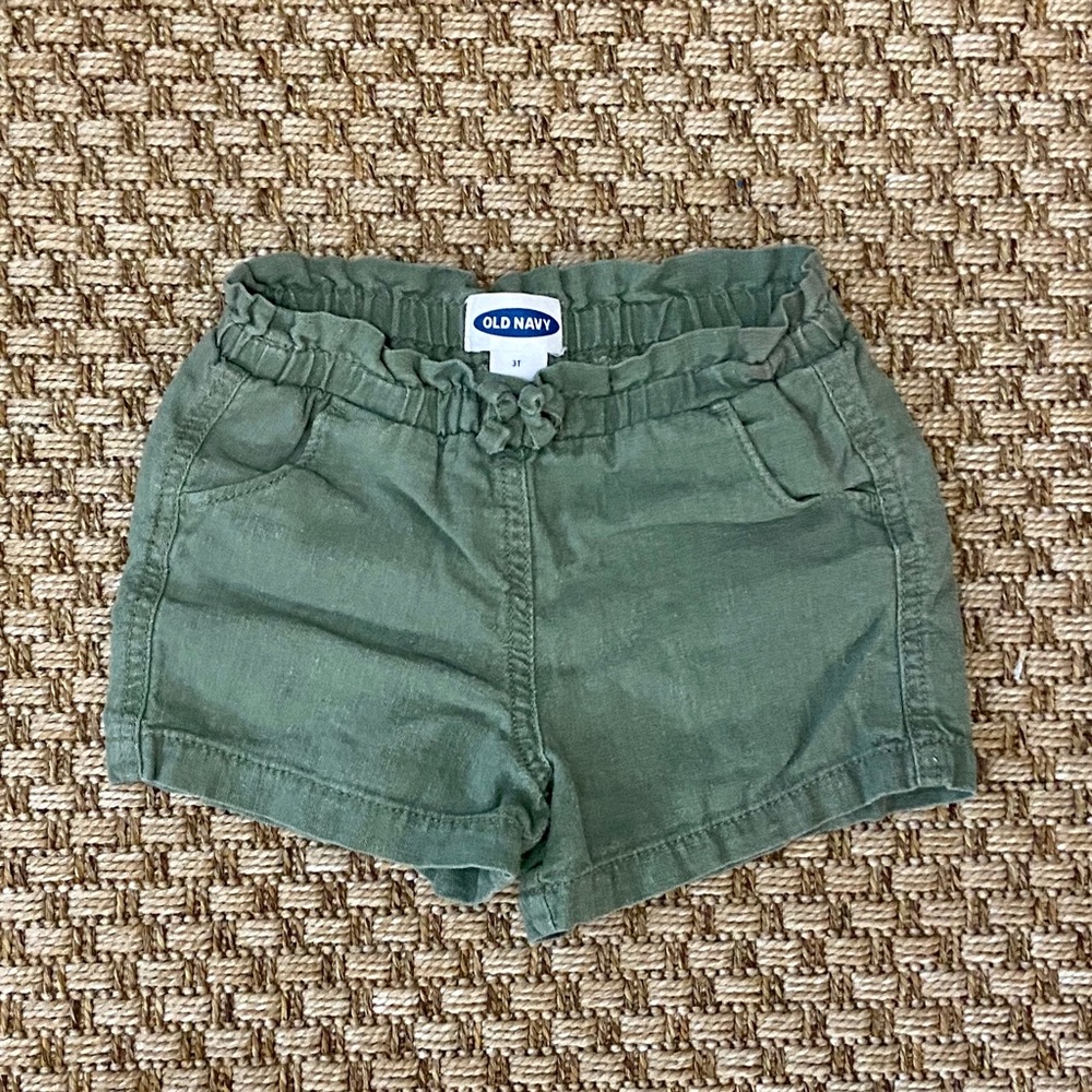 Toddler Girl Linen Shorts - Old Navy